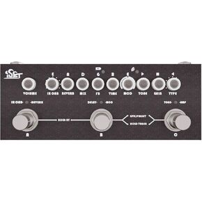 ISET Cube Baby Guitar دواسة متعددة التأثيرات مع كابينة الأشعة تحت الحمراء، 9 نماذج لتأخير مرحلة الصدى لتشويه الكورس للجيتار الكهربائي وباس الالتفافية الحقيقية in Kuwait