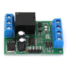 RS485 MODBUS RTU Serial Port Multi-Function Relay Module Ultra-Small PLC Controller 12V 1 Channel