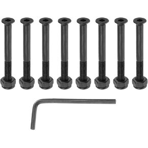 PATIKIL Skateboard Hardware Bolt, Truck Mounting Screws Bolts Nuts with L-Shape Hexagon Wrench for Skateboard Cruiser