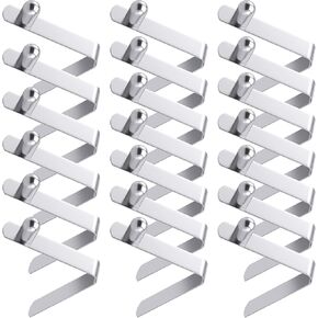 20PCS Push Button Spring Pins, Stainless Steel Tent Pole Clips, 6mm Kayak Paddle Spring Snap Clips, Outdoor Locking Tube Accessories for Camping, Tent, Umbrella
