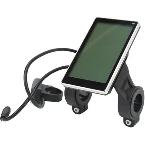 Electric LCD Display Meter, Speedometer M5 LCD Panel Screen, 36V Electric Scooter Display Meter Fit for 31.8mm 22.2mm Electric Bikes, 6Pin Waterproof Connector