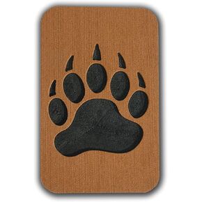 Snowboard Stomp Pad - Black Bear PAW PAD - Brown