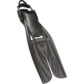 ScubaPro Twin Jet Max Scuba Diving Fins - Black/Graphite XLarge (11-13)