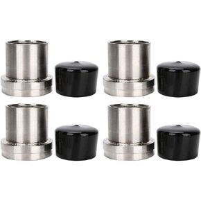 4Pcs 2.441In Stainless Steel Trailer Bearing With Protective Bra Accessory And Long Lasting