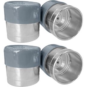 2 Set Trailer Bearing Dust Caps, 1.98" Trailer Axle Grease Cap Covers Trailer Hubs Wheel Bearing Cap Protectors Fits Boat Trailer Wheel Hub 2,000 to 3,500 lb Axles