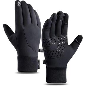 Winter Gloves for Men Women Touch Screen Gloves Water Resistant Windproof Gloves Running Gloves for Driving Riding Cycling Hiking Walking