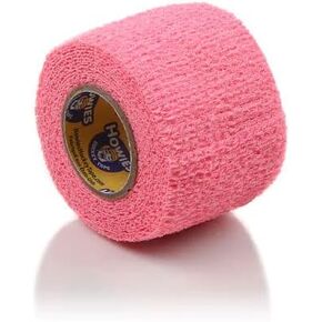 Howies Hockey Tape Stretchy Grip for Stick Tacky Cushion Stretchable Mesh Pink