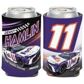 WinCraft Denny Hamlin Official NASCAR 12 oz. Insulated Coozie Can Cooler by 783394