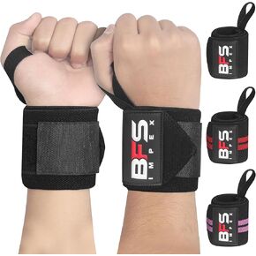 Wrist Wraps for Weightlifting,18" Premium Quality Wrist Straps for Weightlifting,Weight Lifting Wrist Wraps with Thumb Loop for Curls Dips,Powerlifting Weight Training Men Women
