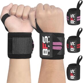 أغطية معصم لرفع الأثقال، أحزمة معصم عالية الجودة 18 بوصة لرفع الأثقال، أغطية معصم لرفع الأثقال مع حلقة إبهام لتجعيد الشعر، تدريب رفع الأثقال للرجال والنساء in Kuwait