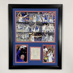 Kansas Jayhawks | 2021-2022 National Champions | 18"x22" Framed Photo Collage (Celebration)