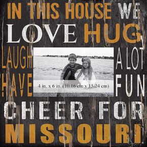 Fan Creations House Frame University of Missouri 10x10, Multicolored