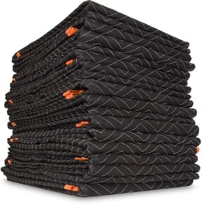 WEN 272406 72-Inch by 40-Inch Heavy Duty Padded Moving Blankets, Pack of 6