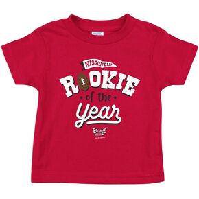 Smack Apparel Rookie of The Year Toddler Tee for Wisconsin College Fans (2T-7T)