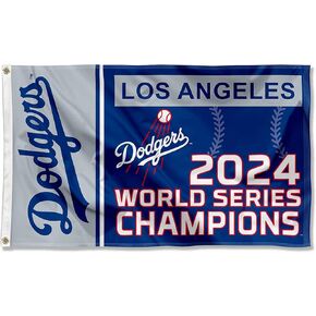WinCraft Los Angeles Dodgers World Champions 2024 3x5 Foot Grommet Banner Flag