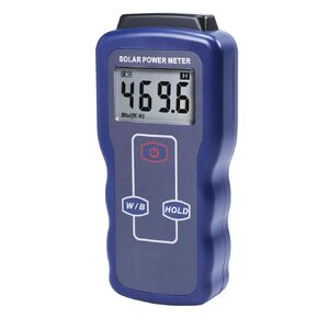 Solar Power Meter Digital Solar Meter, Solar Irradiance Meter for Solar Energy Testing, Solar Transmission Meter with Accuracy Drift<1.5%/Year&Btu/(ft2-h)& W/m² Units for Meteorology Sun Measurement