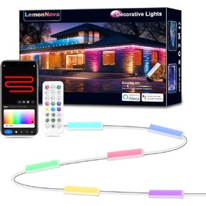 LED Storefront Lights for Business, Window Lights IP67 Waterproof Decorative Light for Advertising Letter Signs 35FT LED Modules Lights with RGB-IC SMD Full Chasing Dynamic Color LED Light