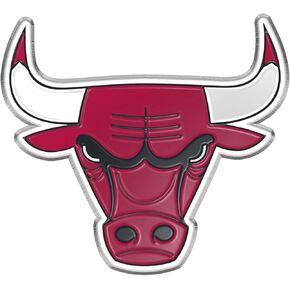 FANMATS 60426 Chicago Bulls Heavy Duty Aluminum Embossed Color Emblem