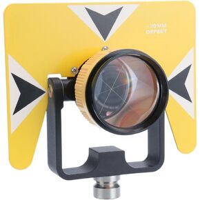 High-Precision 90 Degree L-Bar Right Angle Prism -3~4'' Accuracy，Processed with Aluminum Profile, Stainless Steel Adapter, Copper-Coated Glass Prism, Single Tilt Prism for Accurate Measurements