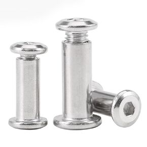 NACX 5/16"(8mm) Screw Post, Male M6 x 20mm Binding Bolts Fastener, 304 Stainless Steel, 15Sets