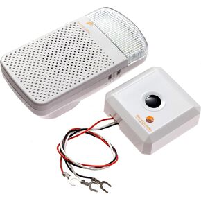 Safeguard Supply Doorbell Extender EX1000S- Doorbell Extender To Use With Existing Wired Doorbell - Convert Your Wired Doorbell into a Wireless Door Bell - 1000' 95dB Doorbell Extender Wireless Kit