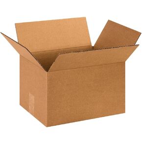 PARTNERS BRAND 13 x 10 x 8 Corrugated Cardboard Boxes, Medium 13"L x 10"W x 8"H, Pack of 25 | Shipping, Packaging, Moving, Storage Box for Home or Business, Strong Wholesale Bulk Boxes