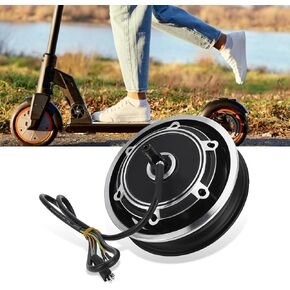 Electric Scooter Hub Motor, 10 Inch 48V 1000W Brushless Hub Motor, Aluminum Alloy Electric Wheel Hub Motor Conversion Kit for Electric, EBike, Electric