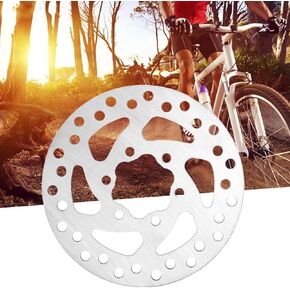 Disc Brake Rotor, 120mm Bike Disc Brake Rotors with 6 Bolts Cycling Accessory Fit for Road Bike, Mountain Bike, MTB, BMX(120mm)