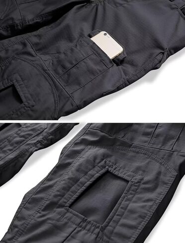 TRGPSG Men's Fleece Lined Hiking Pants, Winter Cargo Pants, Snow Ski Pants Tactical Outdoor Trousers with Multi-Pocket. in Kuwait