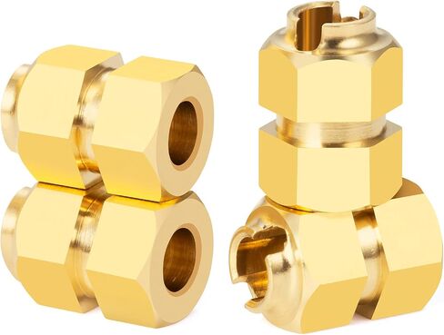 RC Aluminum Extended Hex Wheel Hubs Extenders Adaptors 4Pcs for 1/18 RC Crawler Car TRX4M Upgrade Parts in Saudi Arabia