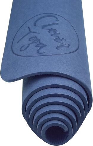 Clever Yoga Mat BetterGrip Eco-Friendly Recyclable Non-Slip and Durable TPE(6mm) - (Purple) in Saudi Arabia