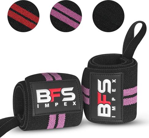 أغطية معصم لرفع الأثقال، أحزمة معصم عالية الجودة 18 بوصة لرفع الأثقال، أغطية معصم لرفع الأثقال مع حلقة إبهام لتجعيد الشعر، تدريب رفع الأثقال للرجال والنساء in Kuwait