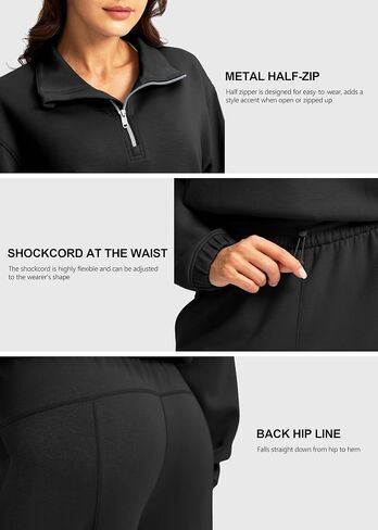 SANTINY Sweatsuits Women 2 Piece Outfit Oversized Sweatshirt Wide Leg Sweatpants Matching Set Tracksuit Lounge sets in Saudi Arabia
