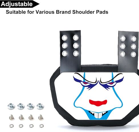 Football Back Plate, Rear Lower Back Protector Hard Shell & Contoured Foam, High-Impact Protection in Saudi Arabia