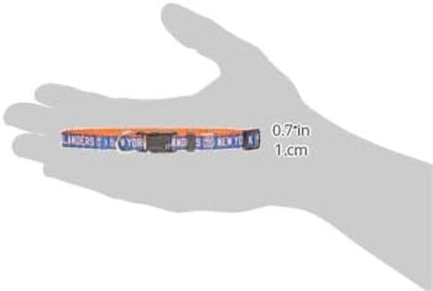 NHL PET Collar New York Islanders Dog Collar, Size Small Hockey Team Collar for Dogs & Cats. A Shiny & Colorful Dog & Cat Collar Licensed by The NHL in Saudi Arabia