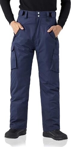 سروال WULFUL للرجال معزول مقاوم للماء للتزلج على الجليد في فصل الشتاء مع جيوب متعددة in Kuwait