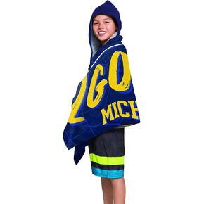 NORTHWEST NCAA Unisex-Adult Hooded Youth Beach Towel