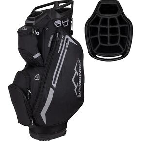 Sun Mountain 2025 Maverick 14 Way Divider Golf Bag with 9 Spacious Pockets - Lightweight Golf Bag for Men and Women with Ergonomic Shoulder Straps Ideal for Both Carts and Walking