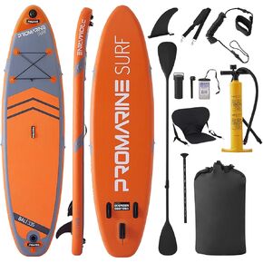 لوح مجداف قابل للنفخ، لوح مجداف عريض جدًا من الألومنيوم قابل للتعديل، مقعد كاياك مع تركيبات SUP، حقيبة مقاومة للماء، مناسب للشباب والكبار in Kuwait