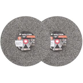 Walter 12E449 Bench Grinding Wheel - Fine Grit 80, 7 in. Finishing Wheel