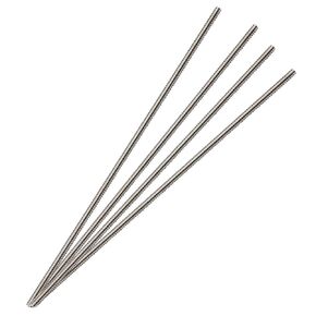 4 Packs 304 Stainless Steel 5/16"-24 Thread Fully Threaded Rods, 12" Length, Right Hand Threads, Low Magnetic
