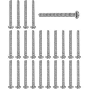 25 قطعة المسمار آلة مقبض 8-32x1-1/2 بوصة 304 الفولاذ المقاوم للصدأ الصليب راحة عموم رئيس آلة المسمار للإلكترونيات الآلات والأثاث in Kuwait