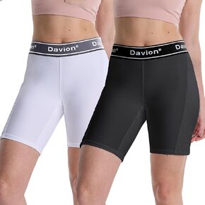 Davion Women Softball Sliding Shorts,Spandex Shorts for Yoga Baseball Football Lacrosse Hockey Running Gym