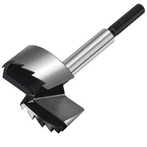 2-1/2 Inch Forstner Drill Bit for Woodworking, 2-1/2" Forstner Bit Wood Drill Bits for Holes, Hinge Cutter for Hard Wood, Plastic, Plywood HEX Shank