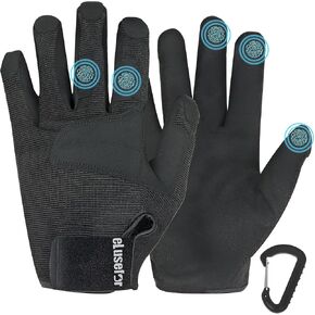 SkinFit Precision Shooting Gloves – Wrap-Fingers Design, 360° Touchscreen Control