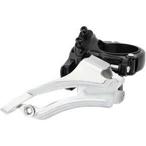 front derailleur, 3-speed bicycle derailleur compatible with 31.8 / 34.9mm tube diameter for MTB mountain bike (7/8/9 speed)