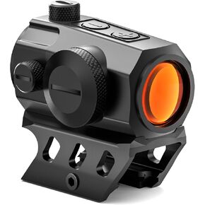 Red Dot Sight Motion Awake 2MOA Red Dot IPX7 Waterproof 1000G Shockproof Compact Optics Scope 10 Brightness with Co-Witness Riser and Low-Profile Mount Rifle Scope for 20mm Rail Mount