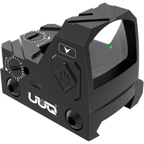 UUQ Mini Reflex Green Dot Sight Shake Awake Optic Sight for Rifles, Pistols and Shotguns 2MOA,12 Brightness Adjustment Red Dot Scope,Suitable for RMR/SRO and 20mm Picatinny Rail