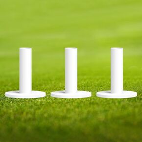 FINGER TEN Golf Rubber Tees Driving Range Value 3/4 Pack, Mixed or Same Size 1.5’’ 2.25’’ 2.75’’ 3’’ for Durable Practice Mat Holds Ball Well