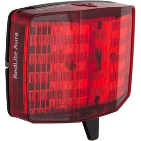 Topeak RedLite Aura Bike Tail Light, red, 5.5 x 4 x 2.2 cm / 2.2" x 1.6" x 0.9" (Light)